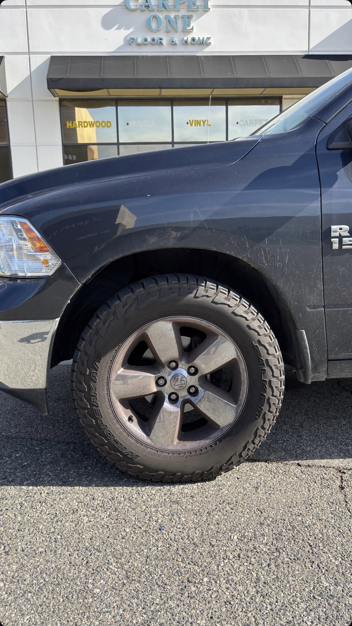 Ram 1500 wheel detail