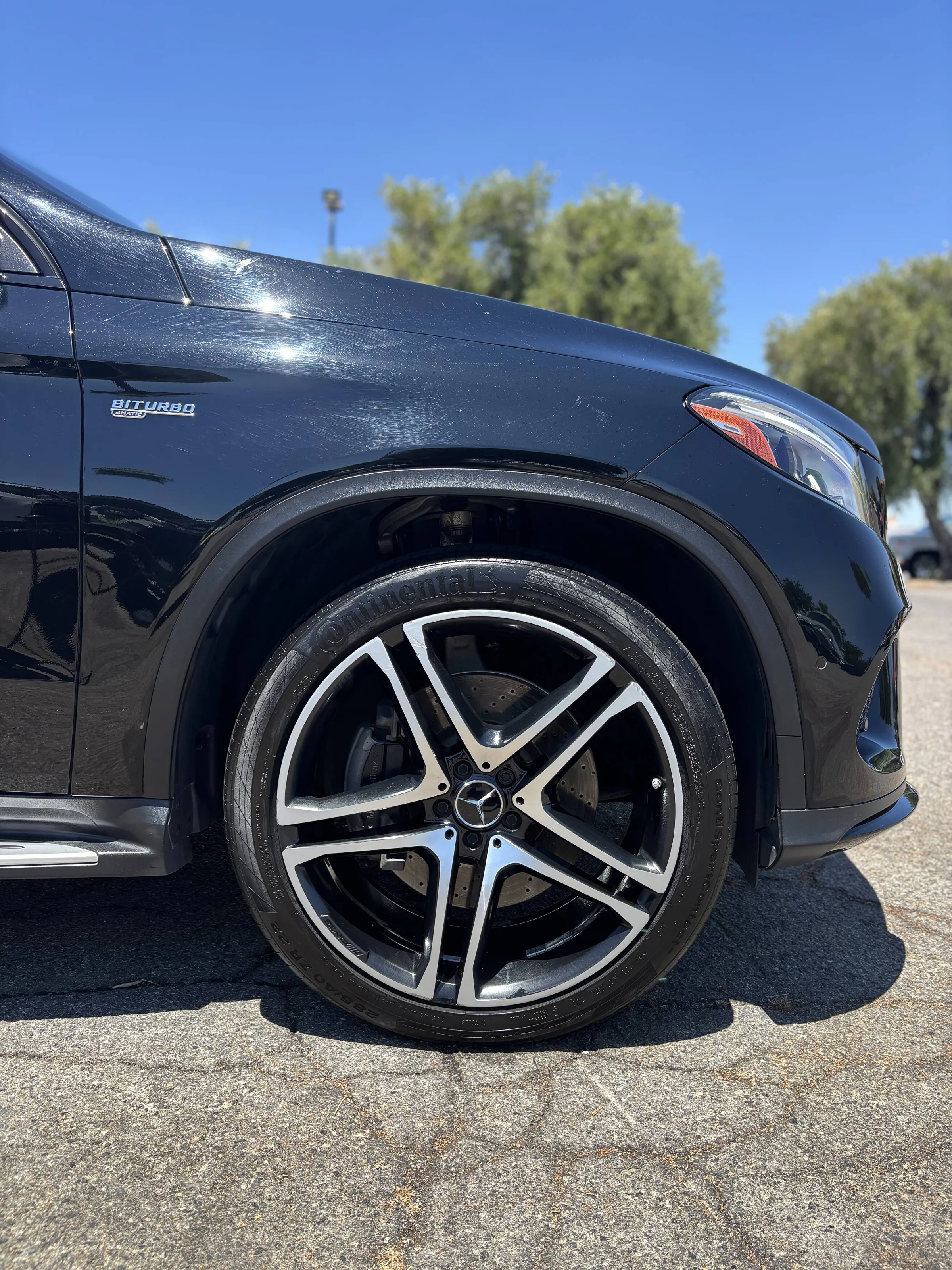 Mercedes GLE wheel detail