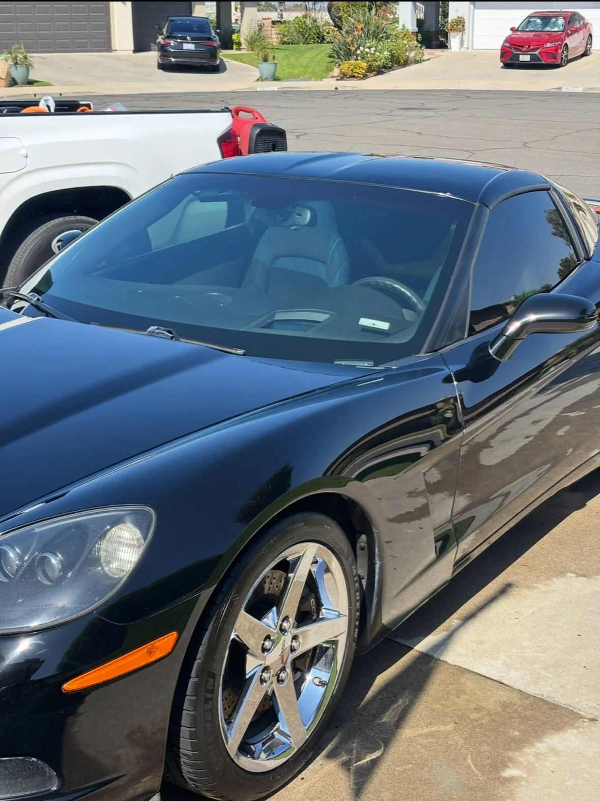 Corvette top close-up
