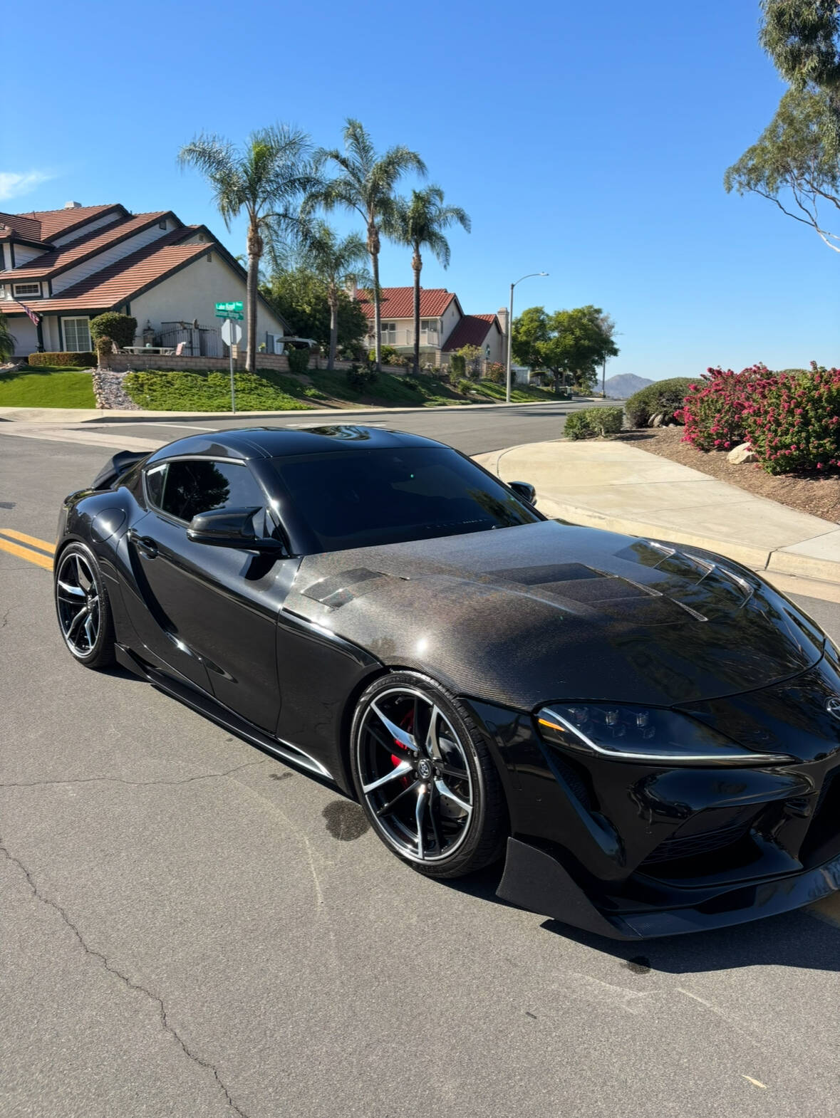 Toyota Supra black front